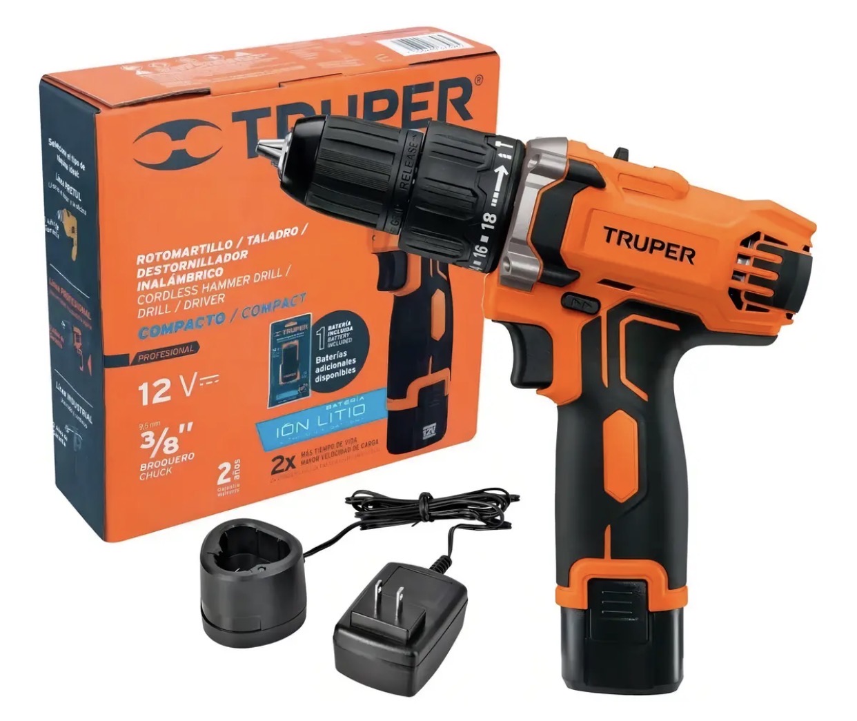 Taladro inalámbrico Truper